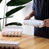 Egg Holder Tray Storage Refrigerator Fridge Eggs Box Container for Case Plastic