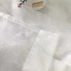 Shining Silver White Sheer Curtain For Living Room Bedroom Modern Simple Strips Voile Window Gauze Kitchen Drapes Cheap WP396H