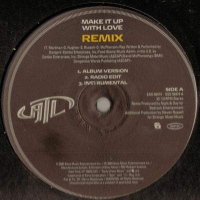 12inch Record ATL - Make It Up With Love (Remix) 58474S1 Epic 2004 Non Japan Soul/Funk Used