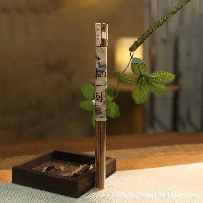

Incense Sticks Natural Pine Tower Fragrance Osmanthus Fragrance Bedroom Room Indoor Long-lasting High-end Aroma Calm Meditation Green pine
