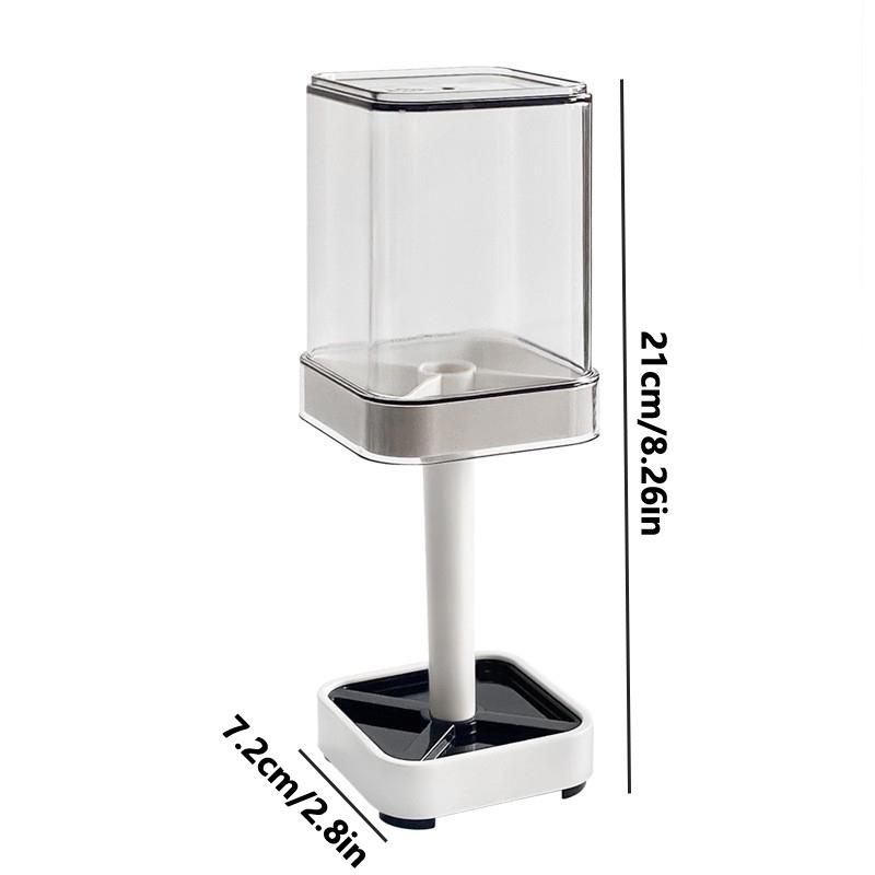 1 dust-proof toothbrush holder with mouthwash cup set белый