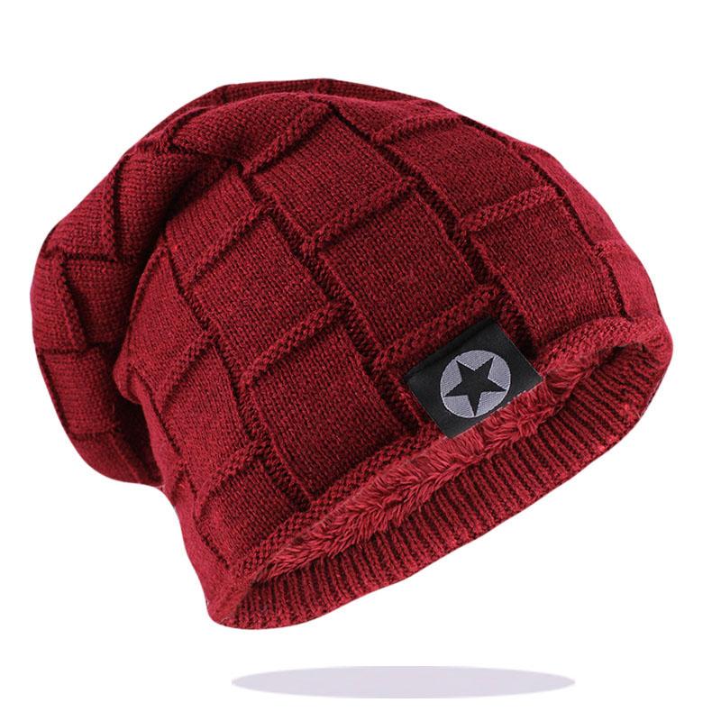 Mütze Weiche Unisex-Beanie-Mütze aus gestrickter Wolle, warme Wintermütze, dicke, weiche Stretch-Mütze für Damen und Herren, modische Skullies und Beanie