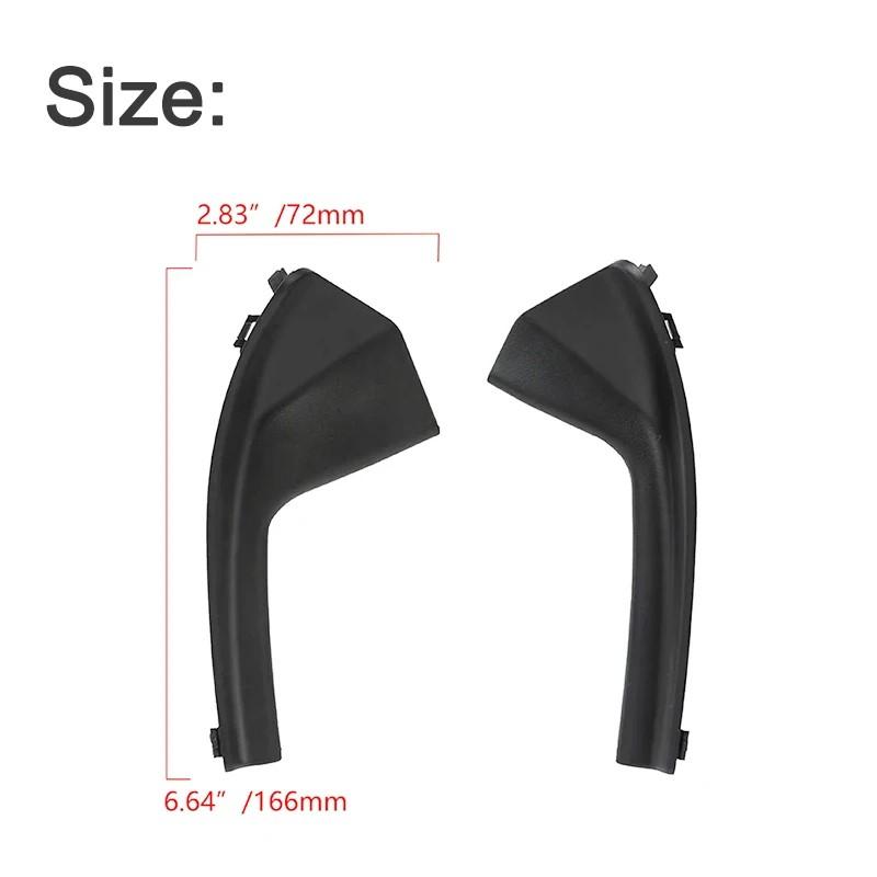 For Nissan Versa Sedan Hatchback Tiida 2007-2012 2Pcs Car Front Side Windshield Cowl Grille TPE Car Accessories Trim