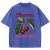 Damen Baumwolle Gewaschene T-Shirts Mode Locker O-Ausschnitt T-Shirts Die Ankunft von Aliens Druck Kurzarm Sommer Damenbekleidung