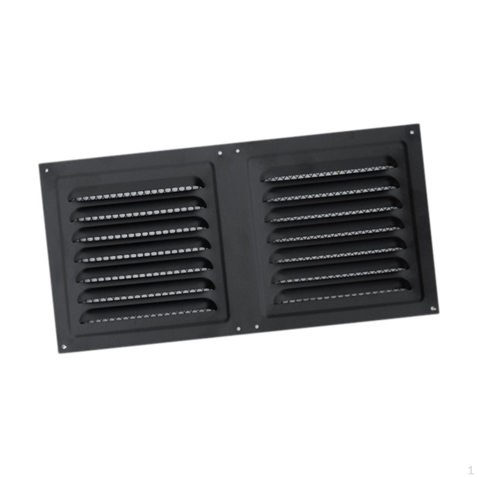 

Стальная крышка вентиляционного отверстия для ванной комнаты и офиса чёрный