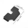 Car Sun Visor Ticket Clip ID Bank Card Storage Holder Auto Dashboard Organizer Black Plastic Mount for Daily Driving Commuting
