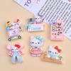 Adorable Resin Cartoon Cat Shoe Buckle & Creative DIY Jewelry Hair Clip Accessories