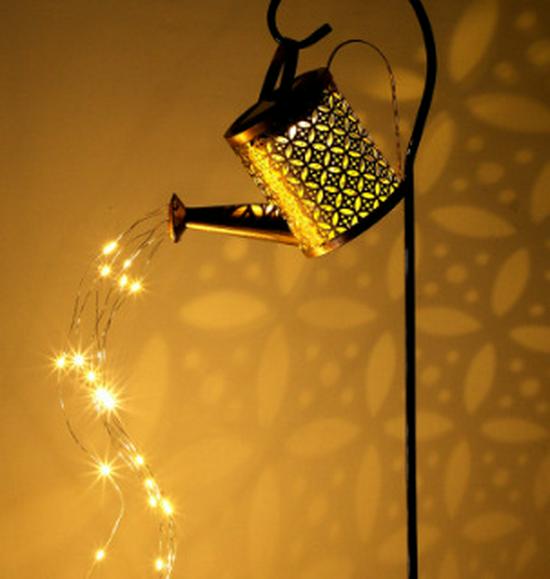 Cross-border Copper Coin Kettle Lamp - Angel Fairy Peony Outdoor Light 1pc Warm