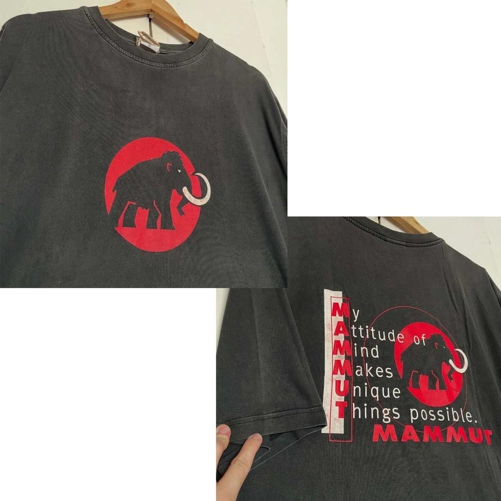 

Винтажная футболка Mammut Репринт Подарок для фанатов, Футболка Унисекс Футболка XXXL