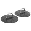 2pcs Inflatable Boat Kayak DRing Pad Patch PVC Marine Stainless Steel Fixed Buckle