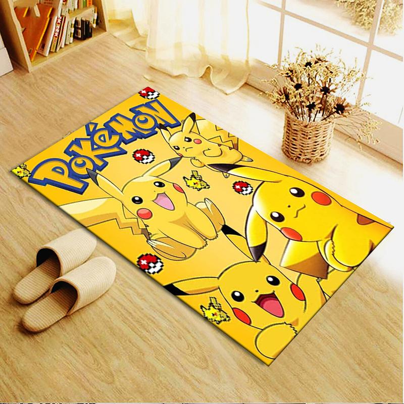 2025 New Pokemon Carpet Rug for Living Room Bedroom Home Sofa Decoration,Kids Play Non-slip Floor Mat76
