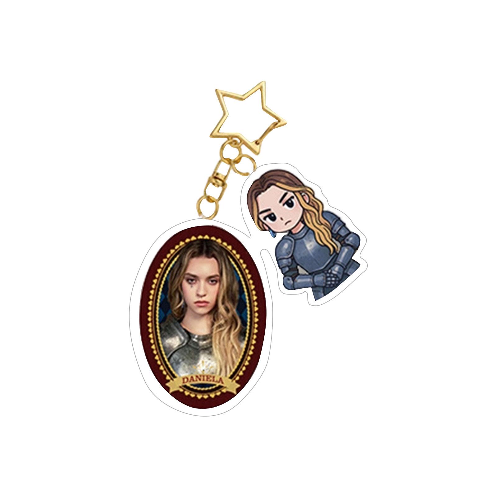 

Акриловый брелок для девочек, новая подвеска для сумки, аксессуары, ювелирные изделия One Size