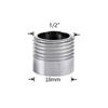 Water Faucet Coupler 1/2 To M16 M18 M20 M22 M24 M28 Thread Connector Conversion Repair Tap Adapter For Bubbler Kitchen Bathroom