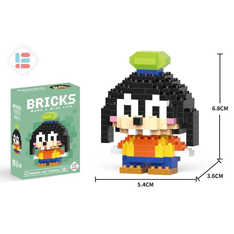Stitch Building Blocks Anime Kawaii Cartoon mini Action Children's Figures Blocks Bricks Assemble DIY Toys Gift for Kids
