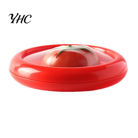 Leak-proof Fruit Container Vegetable Storage Box with Transparent Cover BPA Free Reusable Silicone Food Easy to Clean Portable Fridge Kitchen Supplies