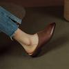 Fashion 2024 New Summer Women Shoes Mules Shoes for Women Outdoor Slippers Women Chunky Heel Cover Toe Slippers Shoes Zapatos De Mujer