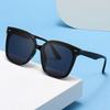 Korean Version Sunglasses Retro Square Large Frame Rice Nail Sunglasses Ins Men and Women Senior Sense Street Patting Glasses