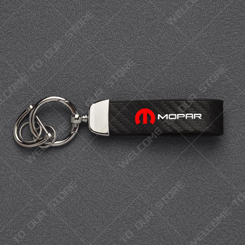 1 sztuka Dla Logo Mopar Ram Charger Chrysler Cherokee Journey Brelok w Stylu Włókna Węglowego Brelok do Kluczy Samochodowych Breloczek ze Stopu Cynku Dekoracja