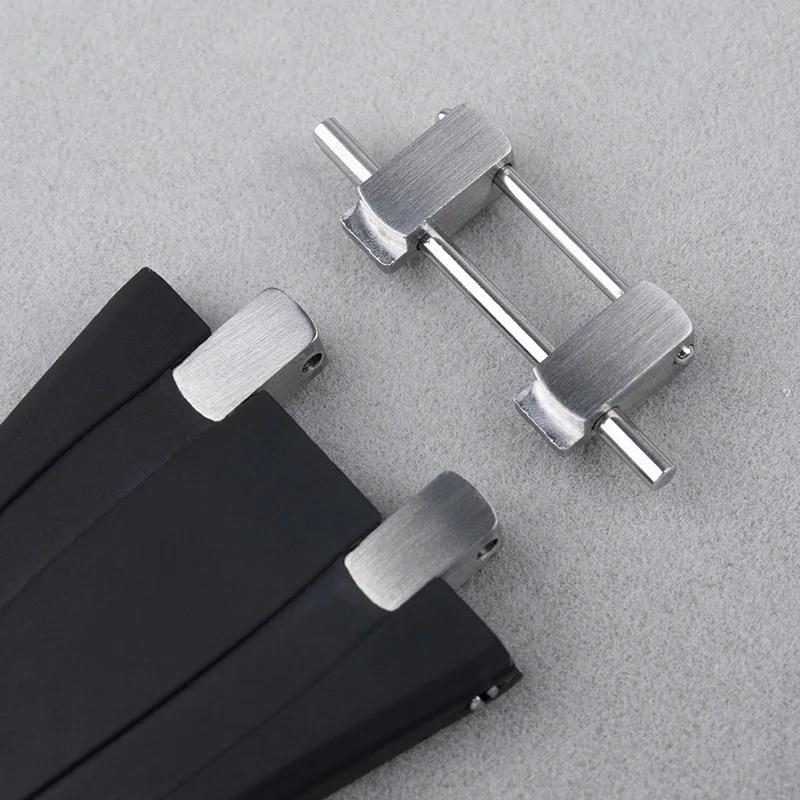 For AP Steel Strap To Rubber Leather Royal Oak Offshore Bracelet Steel End Link Conversion Kit Set For 41mm 15400/15500/26331