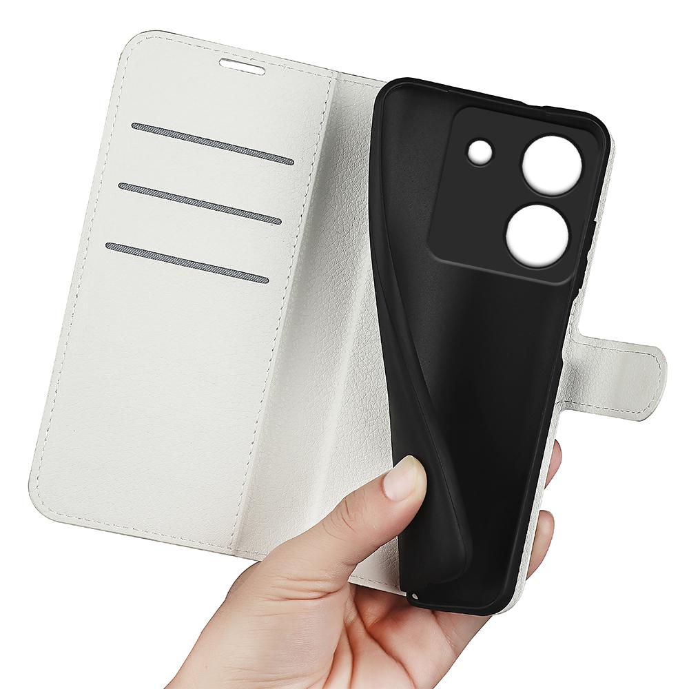 For Xiaomi Poco M7 Pro 5G Case Litchi Texture Shockproof Leather Wallet Phone Cover