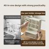 Large Capacity Pencil Holder Desktop Stationery Storage Box Divided Drawer Stationery Organizer for Students Office Storage Rack