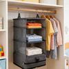 Suitcase Organizer Travel Luggage Organizer Portable Hanging Travel Shelves Collapsible Hanging Packing Cubes for