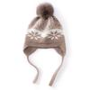 Cashmere autumn and winter new retro children's ear protectors are cute and show their faces. Small jacquard thermal hats for boys and girls
