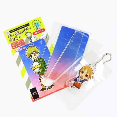 

Keychain Covers, Long Type, Pack of 4, CVK03, Acrylic Keychain Covers, Hapira Collection Support Series