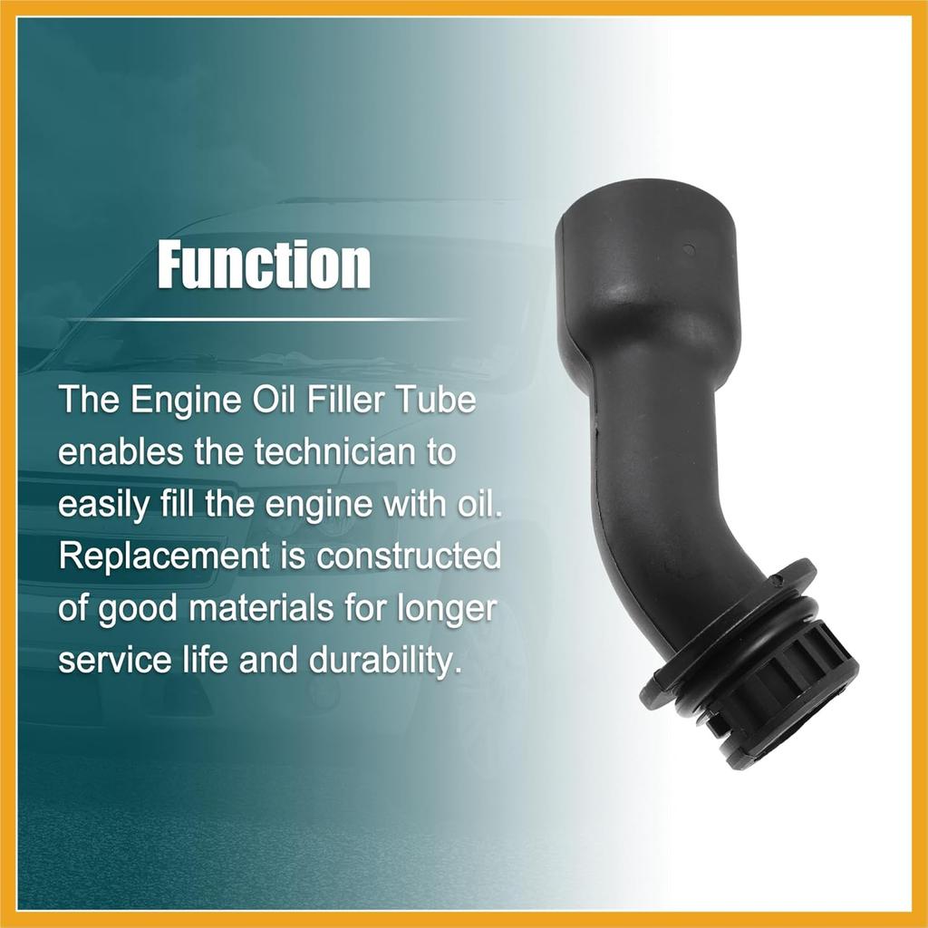 Engine Oil Filler Tube for GMC Yukon XL Sierra 1500 2500 3500 Envoy for Chevrolet Avalanche Silverado 1500 2500 3500 Suburban for Cadillac Escalade