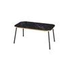 Coffee Table Black Metal Leg Kr Gold Bendir