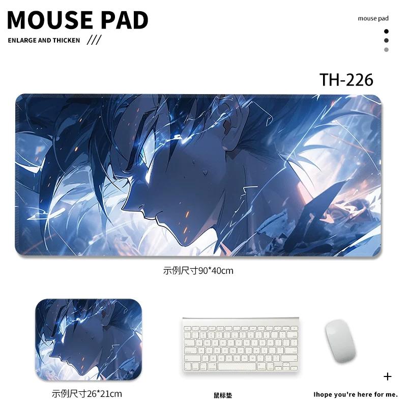 ACGN Cosplay Definition Creative Leather Mouse Pad Dragon Ball Anime E-sports Game Mouse Keyboard Table Pad Boys Advanced Non-slip  Mouse Pad