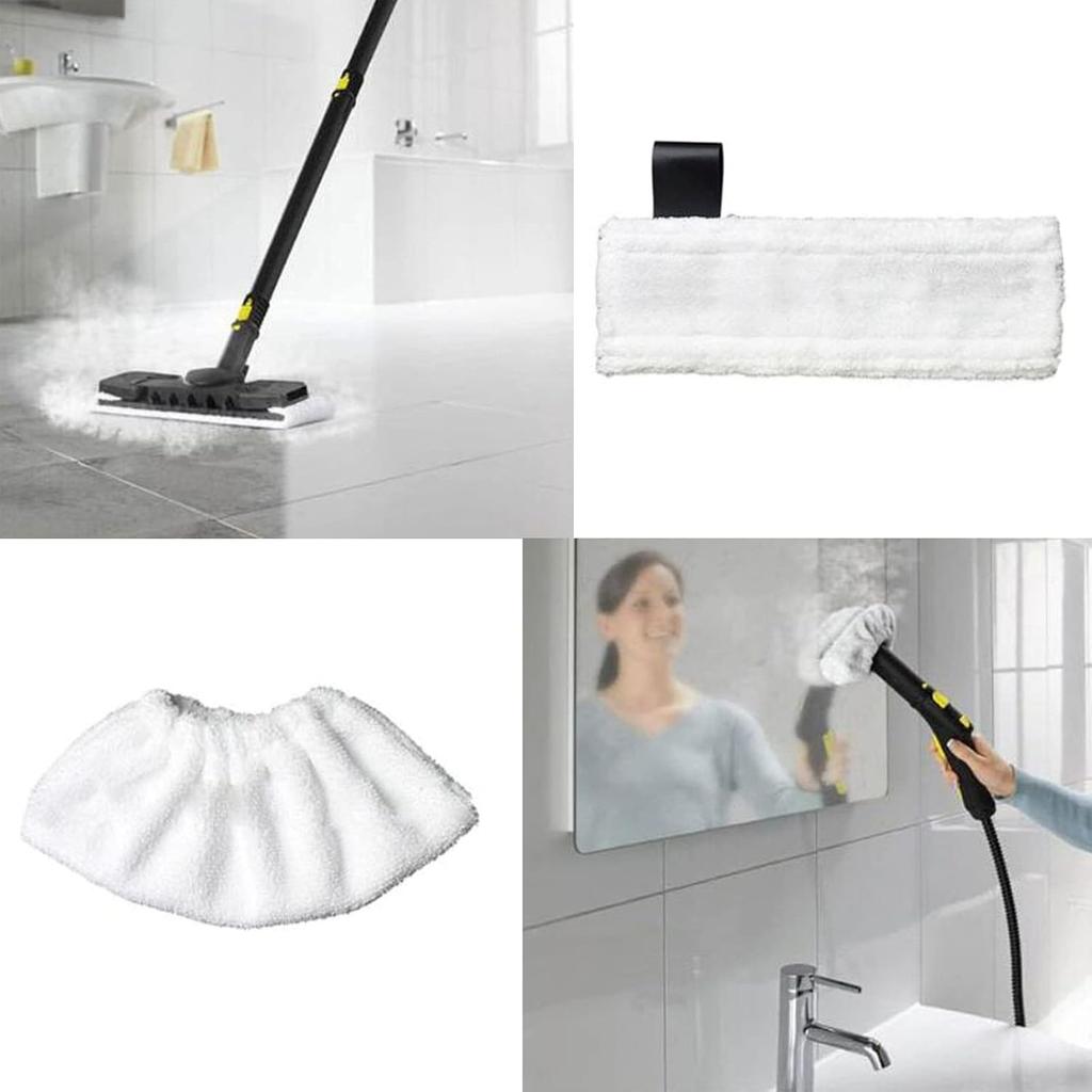 Steam Mop Replacement Pads Compatible for  Steam Cleaner Microfiber Mop Cloth Steam Pocket Mop Pads Set for  Floor Nozzle SC2 SC3 SC4 SC5