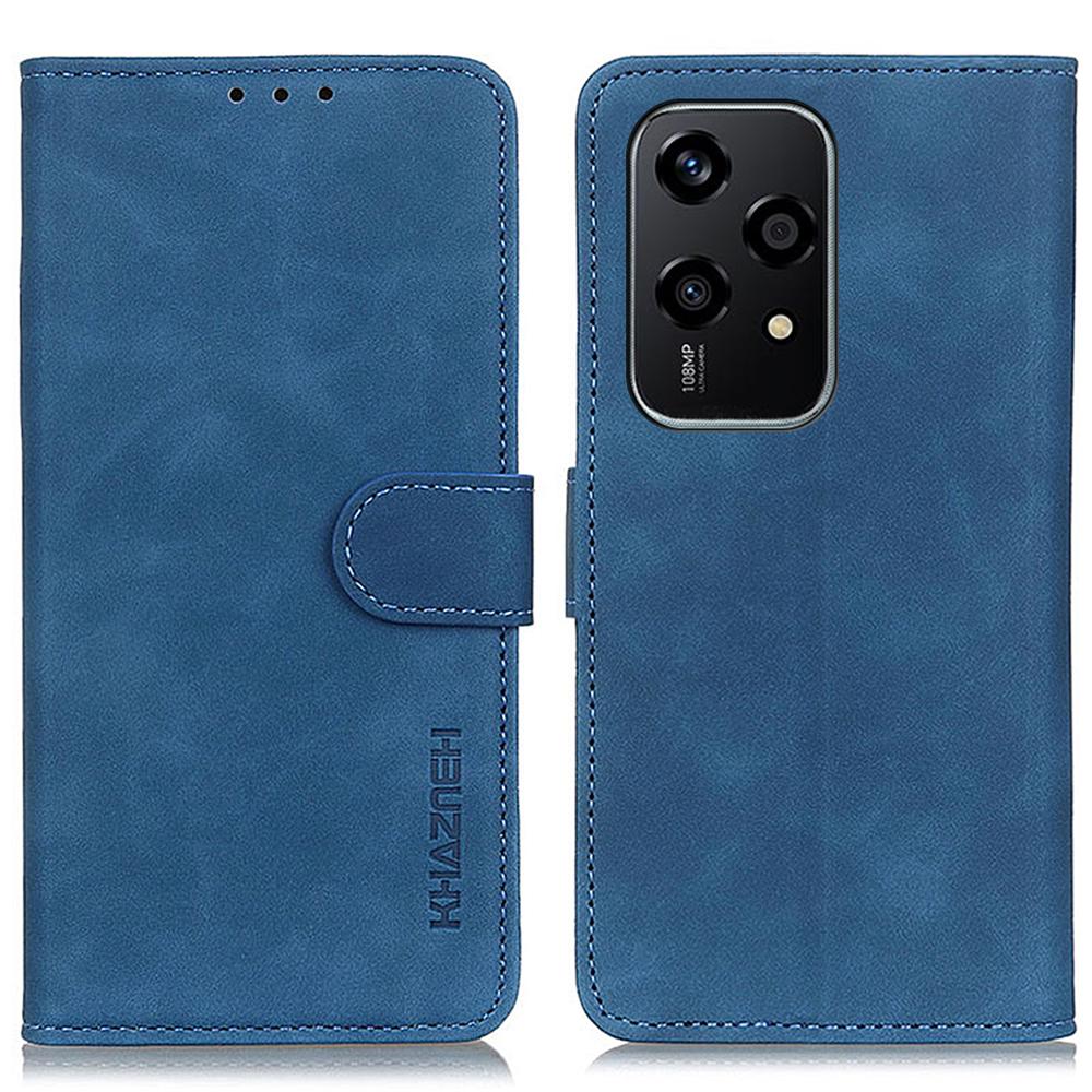 KHAZNEH For Honor 200 Lite Case Retro Leather Stand Wallet Anti-Drop Phone Cover