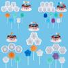 DIY Lollipop Mold Chocolate Moulds Cake Mould Fondant Molds Flower Shaped Silicone Material Bakeware Baking Accessories