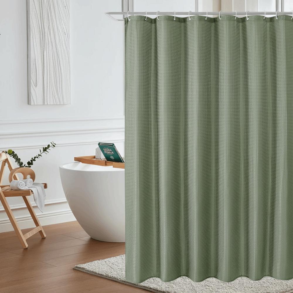 Mildew-Proof Shading Curtain Solid Color Partition Curtain New Shower Curtain Dormitory