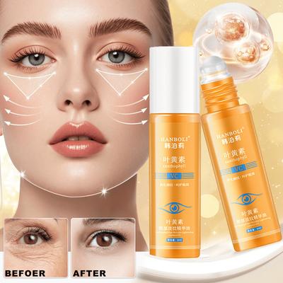 Flavonoidový očný krém s guľôčkou, Anti-aging, Redukujúci vrásky, Esenciálny olej na spevnenie a hydratáciu citlivej pokožky