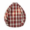 Men's Striped Plaid Long-Sleeve Shirt Jacket - Japanese Fashion, Hong Kong Style, Ideal for Spring and Autumn