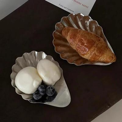 304 Edelstahl Schale Platte Metall Käseplatte Dessertschale Schmuck Aufbewahrungsplatte Dekorative Schale Ausgefallenes Geschirr