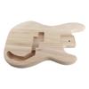 PB T02 Unfinished Electric Guitar Body Sycamore Wood Blank Guitar Barrel for PB Style Bass Guitars DIY Parts