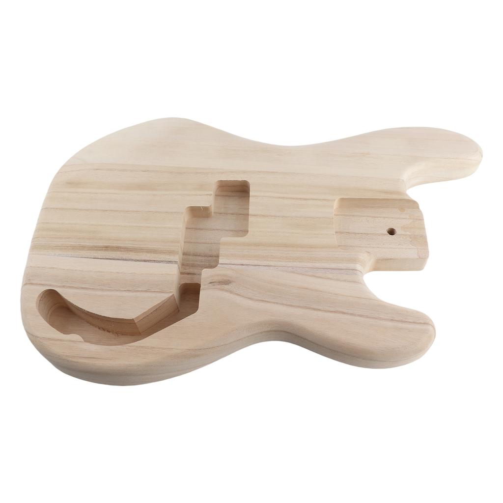 PB T02 Unfinished Electric Guitar Body Sycamore Wood Blank Guitar Barrel for PB Style Bass Guitars DIY Parts