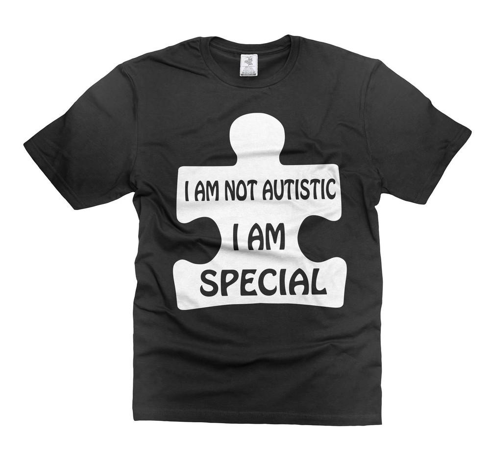 I m Not Autistic I Am Special Shirt Autism Puzzle Shirt Autism Awareness T-Shirt Unisex T-Shirt XL