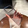 17 Pro Max Luxury Transparent Corrugated Pattern Ultra Thin Case For iPhone 17 Air 16 15 14 Pro Max Plus Shockproof Soft Cover