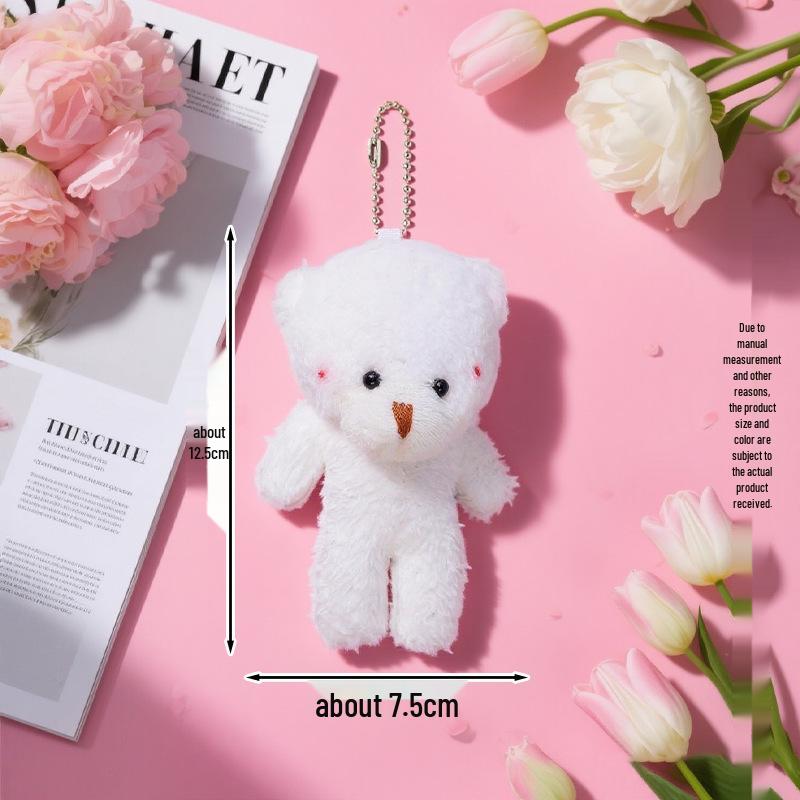 Soft Blush Bear Onesie with Cute Bear Pendant Ornament Gift Set