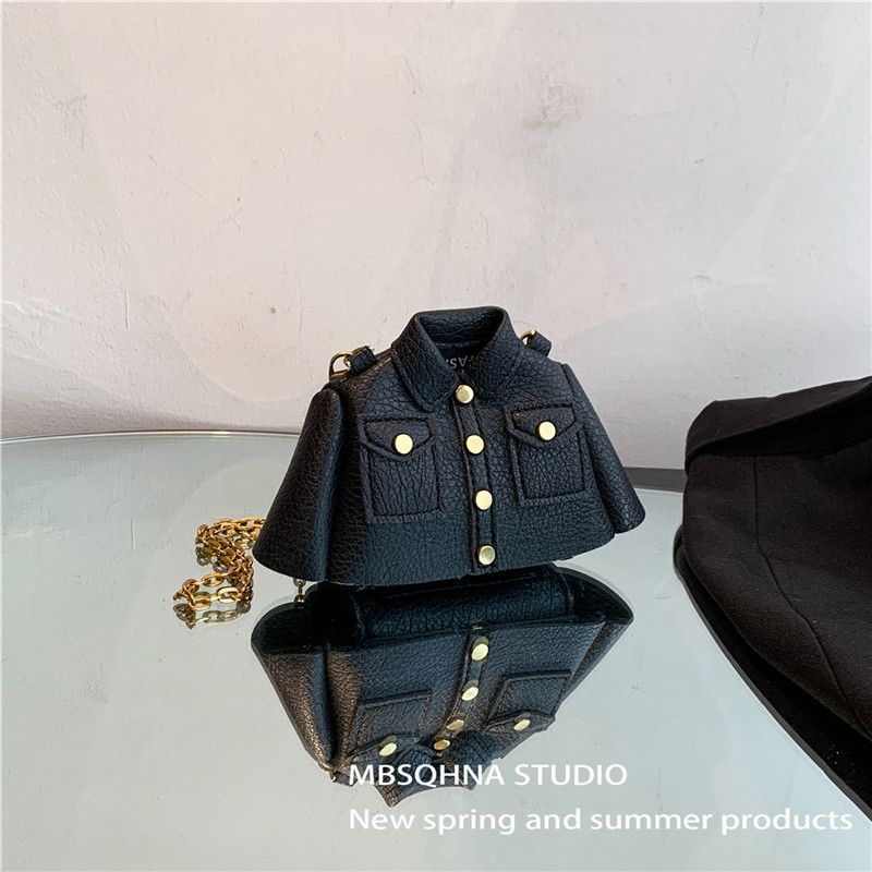 

Mbsqhna Western Style Mini Crossbody Lipstick Pack Chain Black