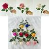 Classic Romantic Rose Handcraft Artificial Flowers For Wedding Party And Home Decoration