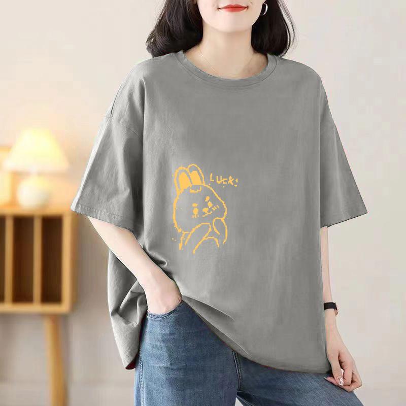 

Новая женская футболка с коротким рукавом, бежевая футболка с принтом, женская летняя L