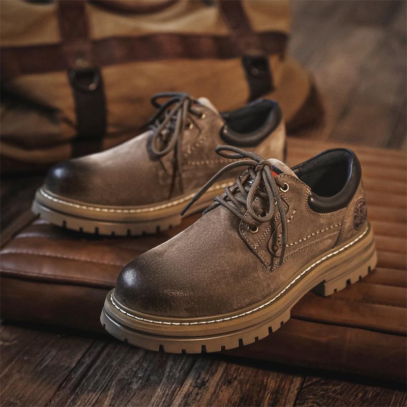 3191 Low-top Tooling Martin Boots British Men's Shilun Retro Platform Versatile Tooling Boots Outdoor Leisure Commuting Men's Shoes