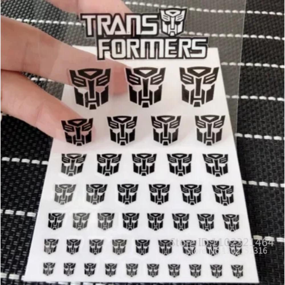 Decepticons Autobots G1 Çıkartmaları 45+ Sembol Çıkartma Özel Kendin Yap Sahne Aksesuarları Dekorasyon Araba Çıkartması