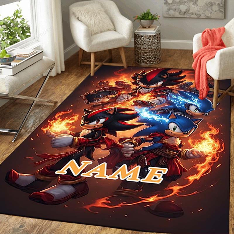 Custom 1Pc Sonic Boom Adventure Rug Office Carpet Indoor Outdoor Entrance Doormat Nonslip Soft And Comfortable Living Room D2915329
