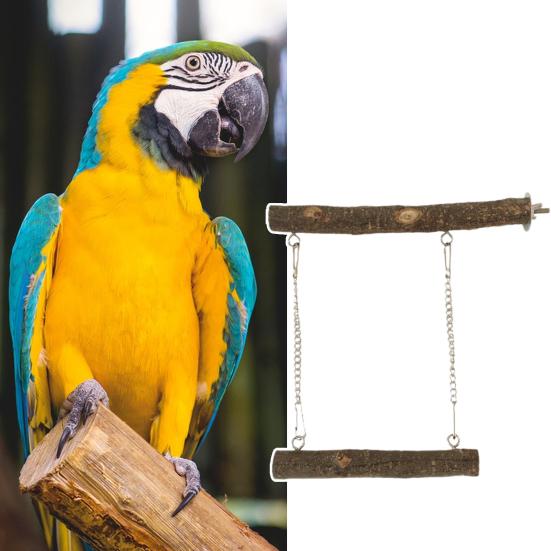 Parrot Stand Bite Resistant Flexible Disassembly Natural Materials Climb And Play Perched Puzzle Fitness Portable Bird Perch Parrot Stand Stick